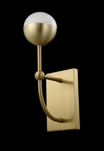 Бра TRUENA AP1 BRONZE Crystal Lux прозрачный на 1 лампу, основание бронзовое в стиле современный арт-деко фото 3